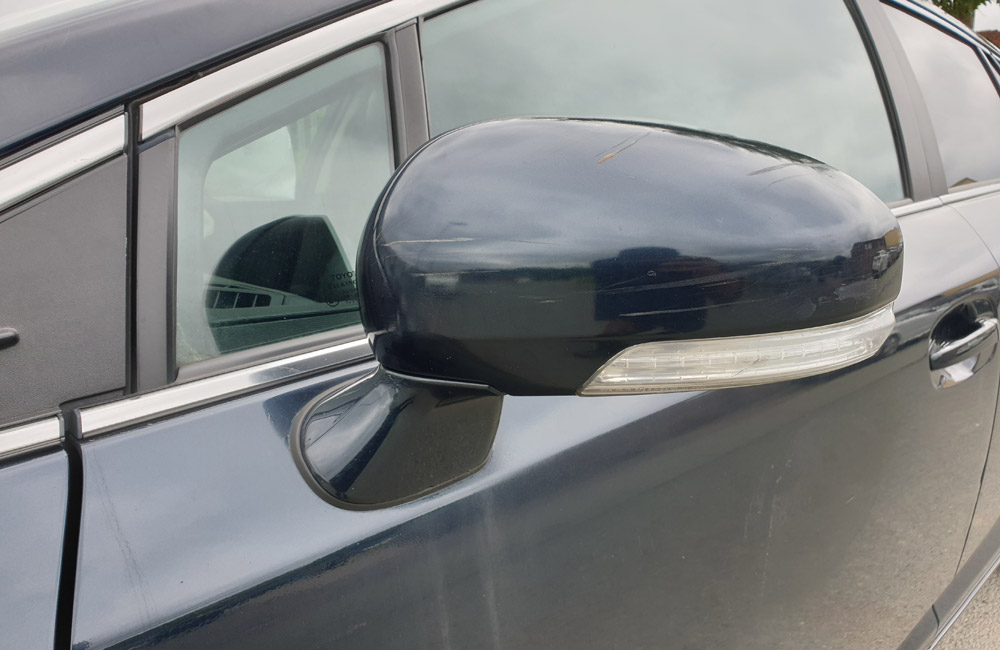 Toyota Avensis T4 D4D Door mirror passenger side front electric